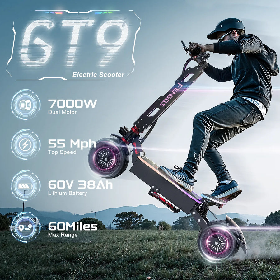 Patinete eléctrico todoterreno FENGQS GT9