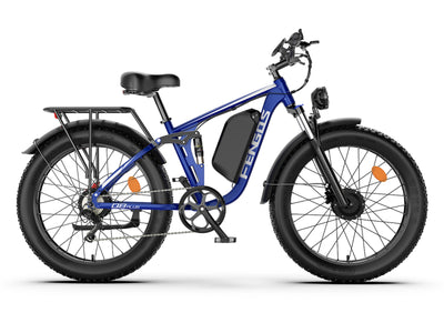 Bicicleta eléctrica todoterreno para adultos FENGQS Q8 Plus de 24"