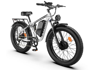 Bicicleta eléctrica todoterreno para adultos FENGQS Q8 Plus de 24"